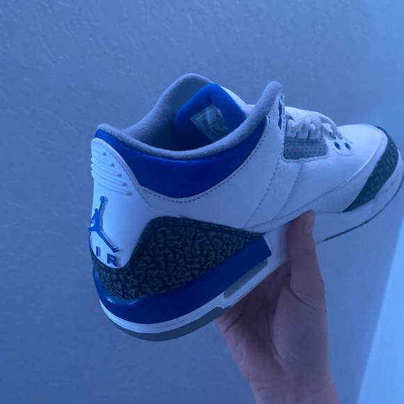 Jordan retro 3 racer blue 7y - Picture 2 of 3